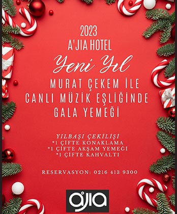 Ajia Hotel İstanbul Yılbaşı Programı 2023