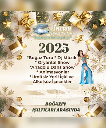 İncisu Yatı Boğaz Turu Yılbaşı 2025