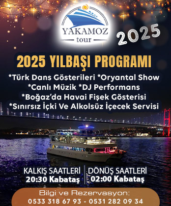 Yakamoz Boğaz Turu ile 2025 Yılbaşı Programı