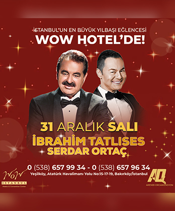 Wow Hotel İstanbul Yılbaşı 2025 Programı